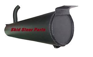 bobcat skid steer exhaust cover|bobcat gas muffler.